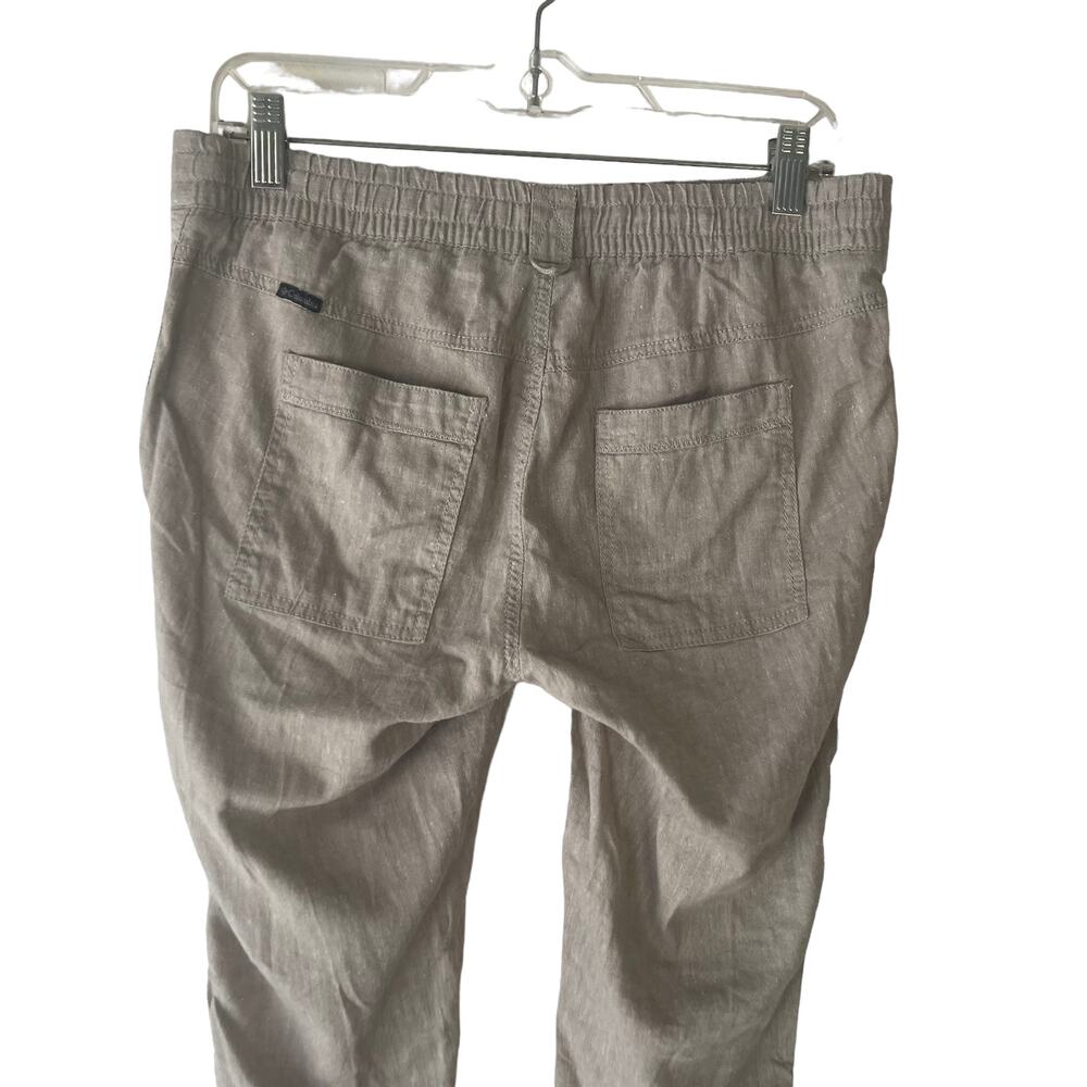 Columbia Sportswear Hemp Cotton Pants Khaki Tan Drawstring Utility Womens Small - Picture 4 of 9
